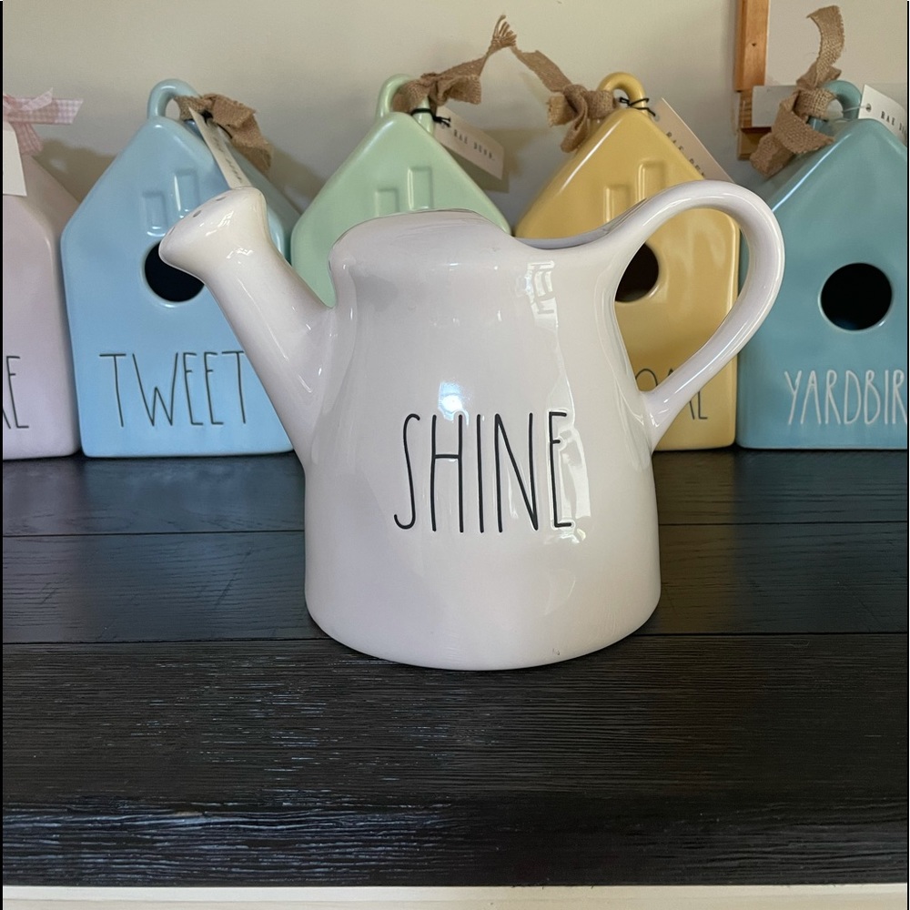 Rae Dunn SHINE watering can